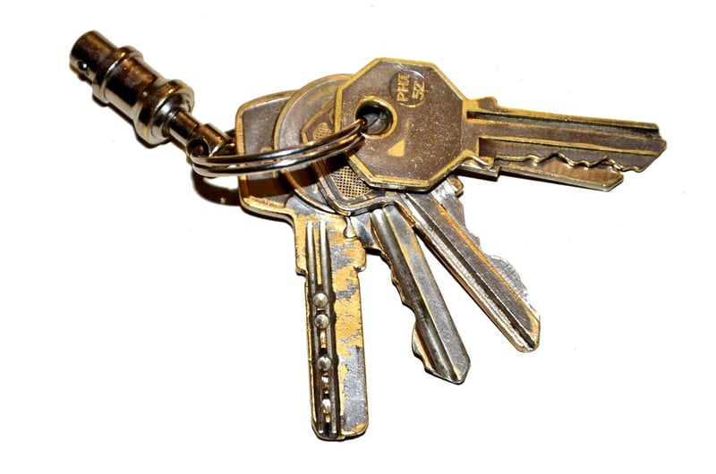 Starry Night Sky Keychain